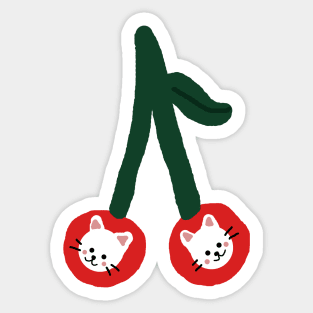 Cherry Cat Sticker